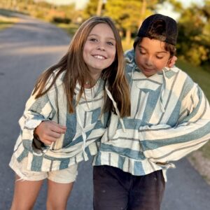 Canguro Hoodie Niño Von Braun Petroleo