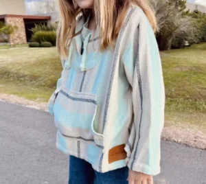 Canguro Hoodie Niño Von Braun Turquesa