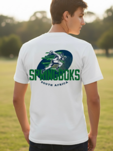 Remera Springboks Adulto Blanca