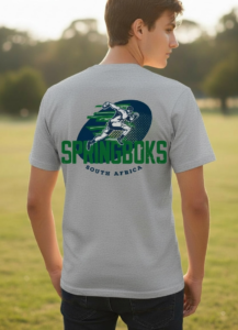 Remera Springboks Adulto Gris