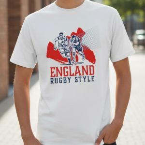Remera England Adulto Blanca