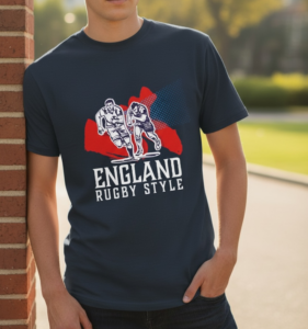 Remera England Adulto Azul